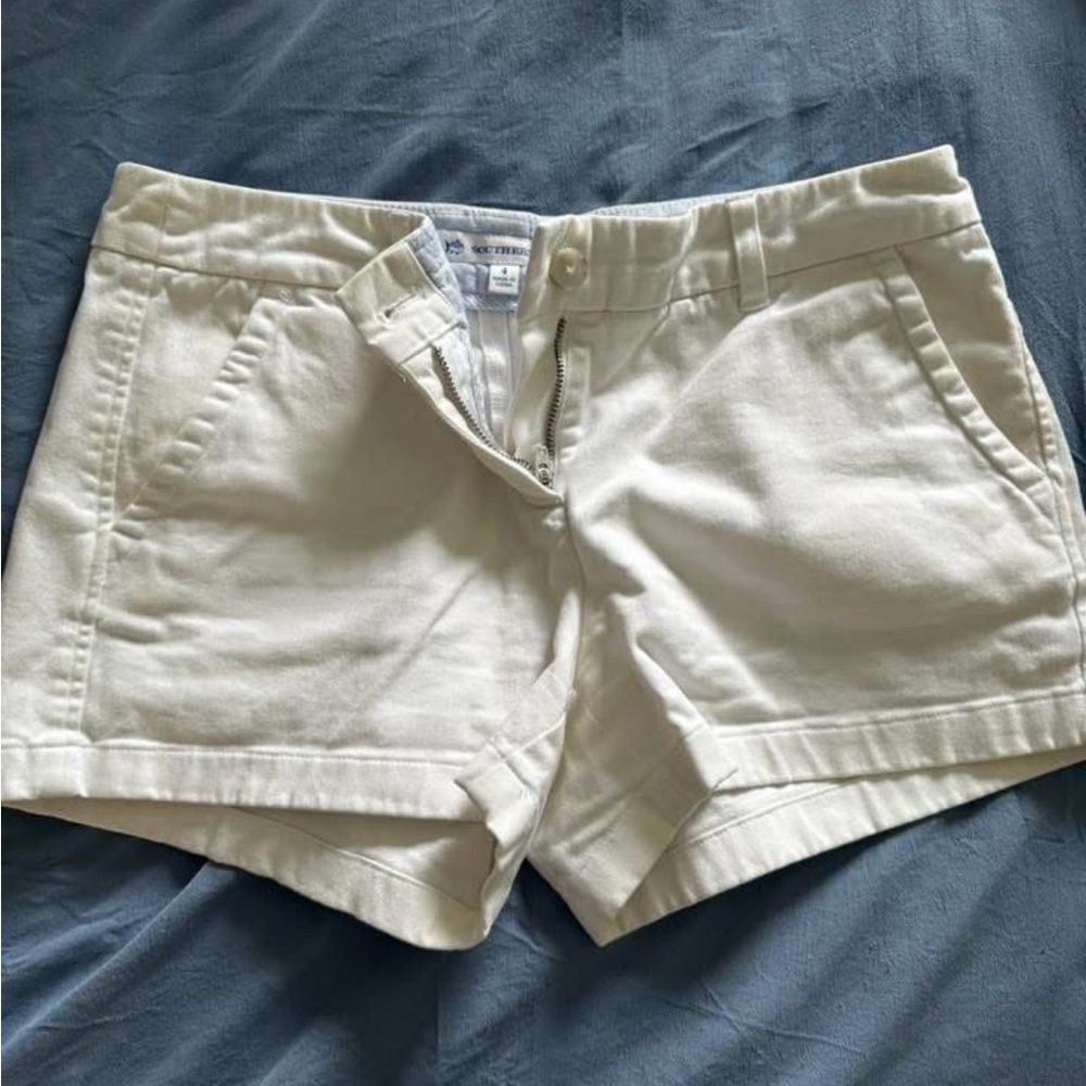 Women's White Casual Shorts